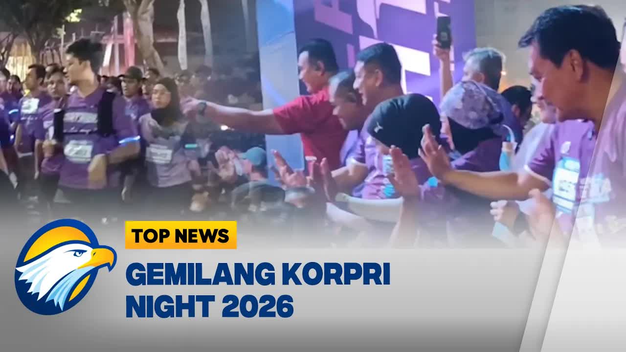 Gemilang KORPRI Night Run 2026 di Tangerang