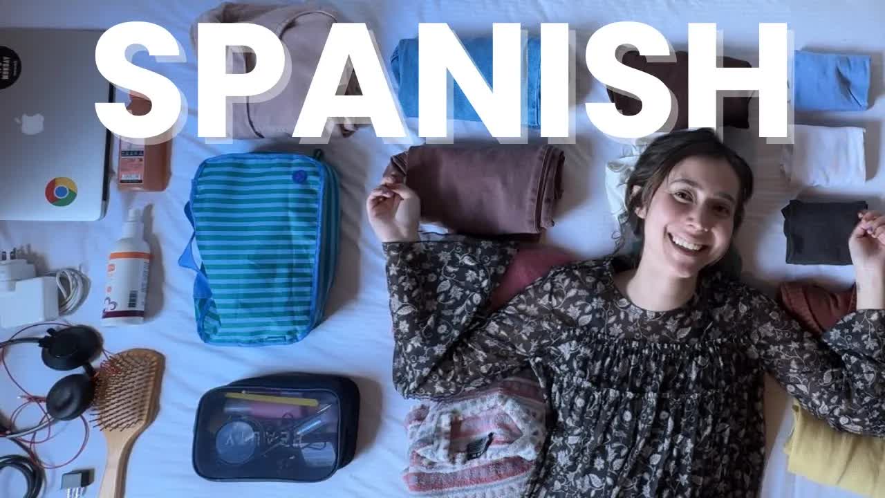 Empacando la maleta para viajar