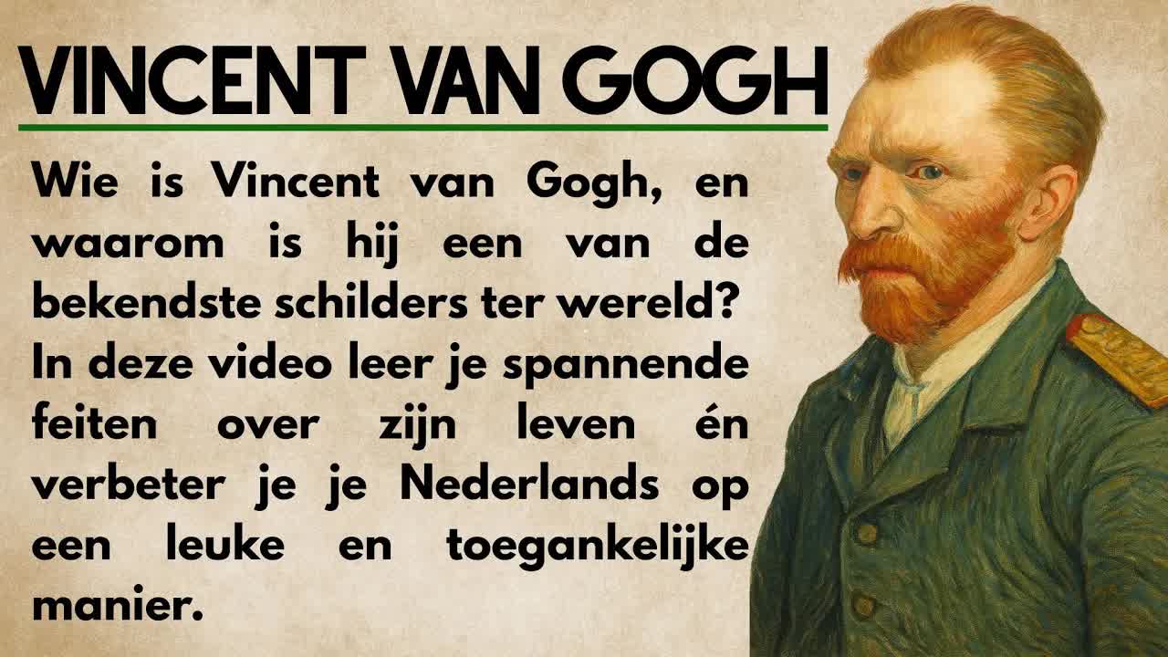 Het Leven van Vincent van Gogh: Nederlands Verhaal