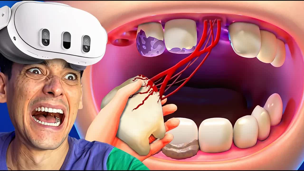 Me tornei dentista em realidade virtual