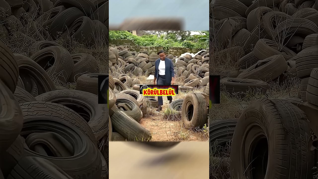 Roncs gumikból giga üzlet: Környezeti megoldás Nigériában