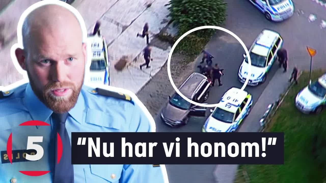 Polisjakt på påverkad förare i Skåne