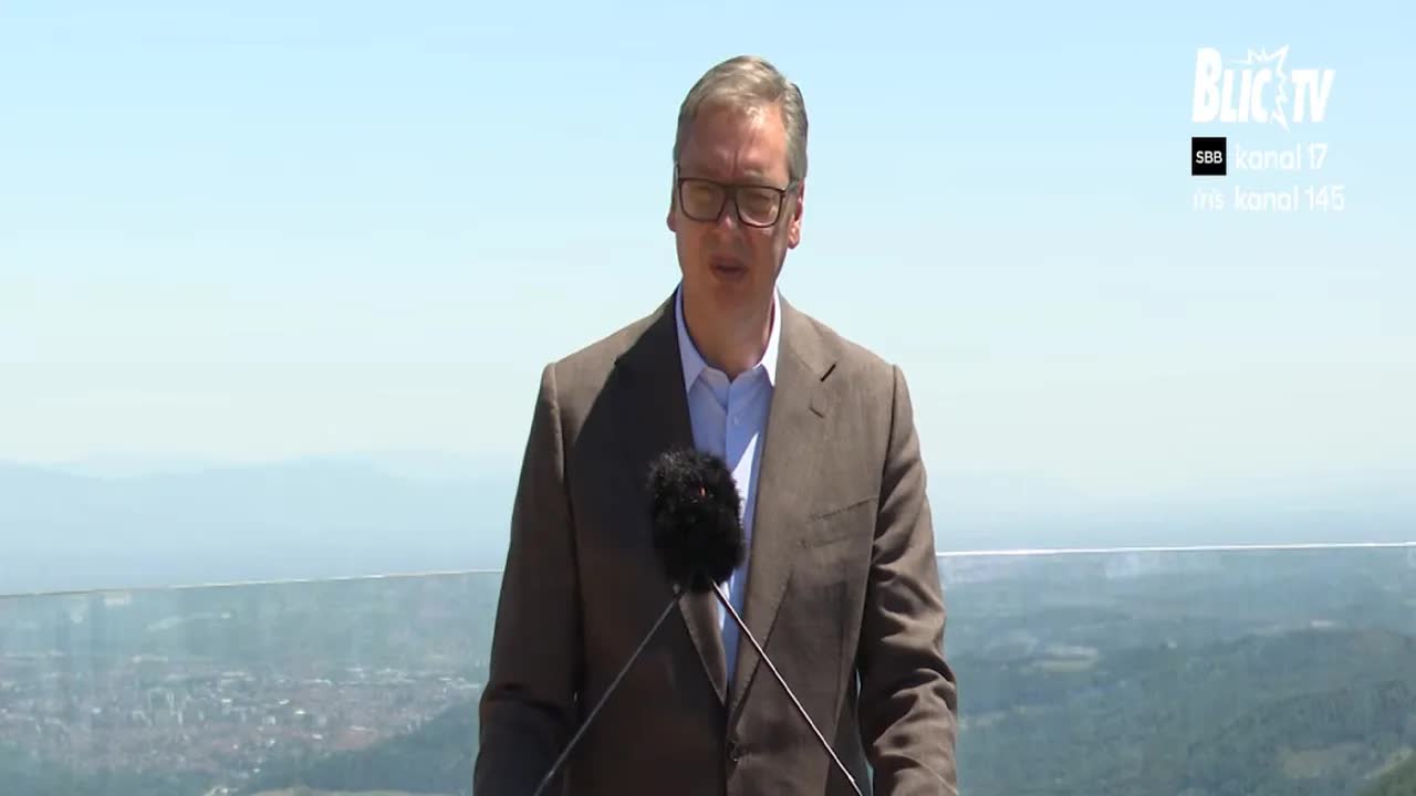 Otvaranje Staklenog Vidovca na Kablaru i Vučićeva poruka