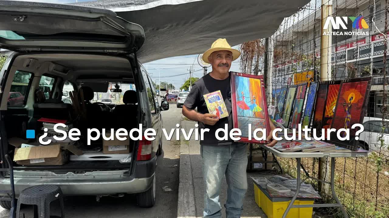 Un hombre que vive de los libros y la pintura