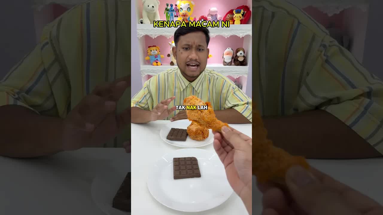 Ayah Ikmal Ajak Anak Pilih Ayam