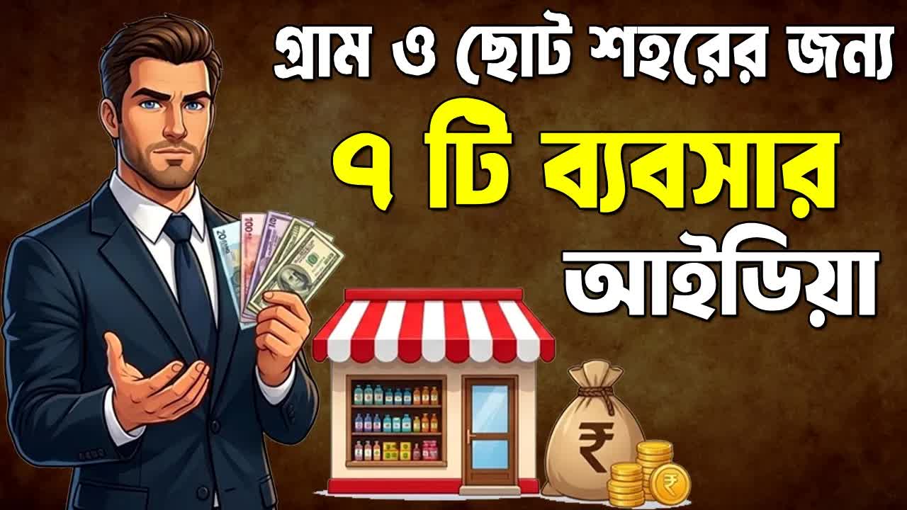 অল্প টাকায় ৭টি ব্যবসার আইডিয়া