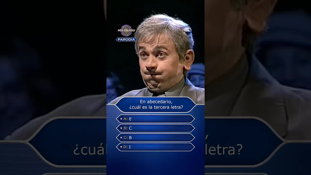Parodia del Abecedario en Quien Quiere Ser Millonario