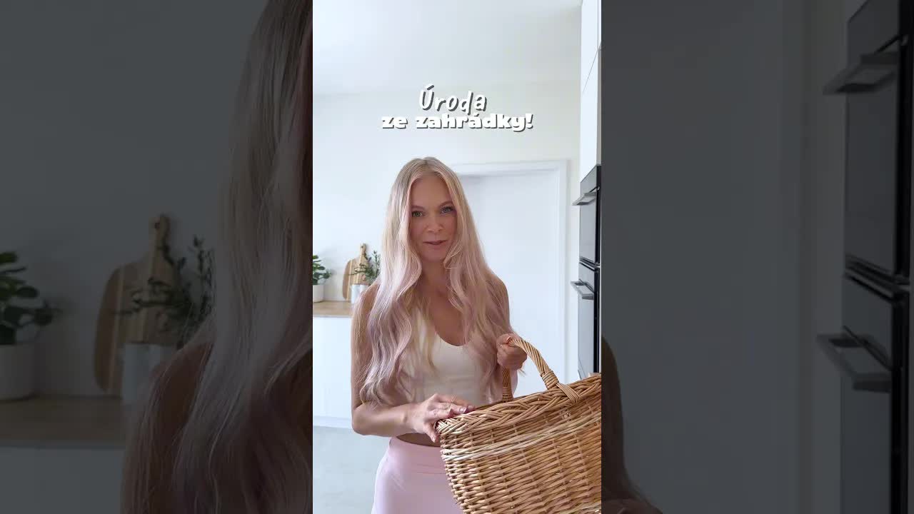 První úroda z naší zahrádky
