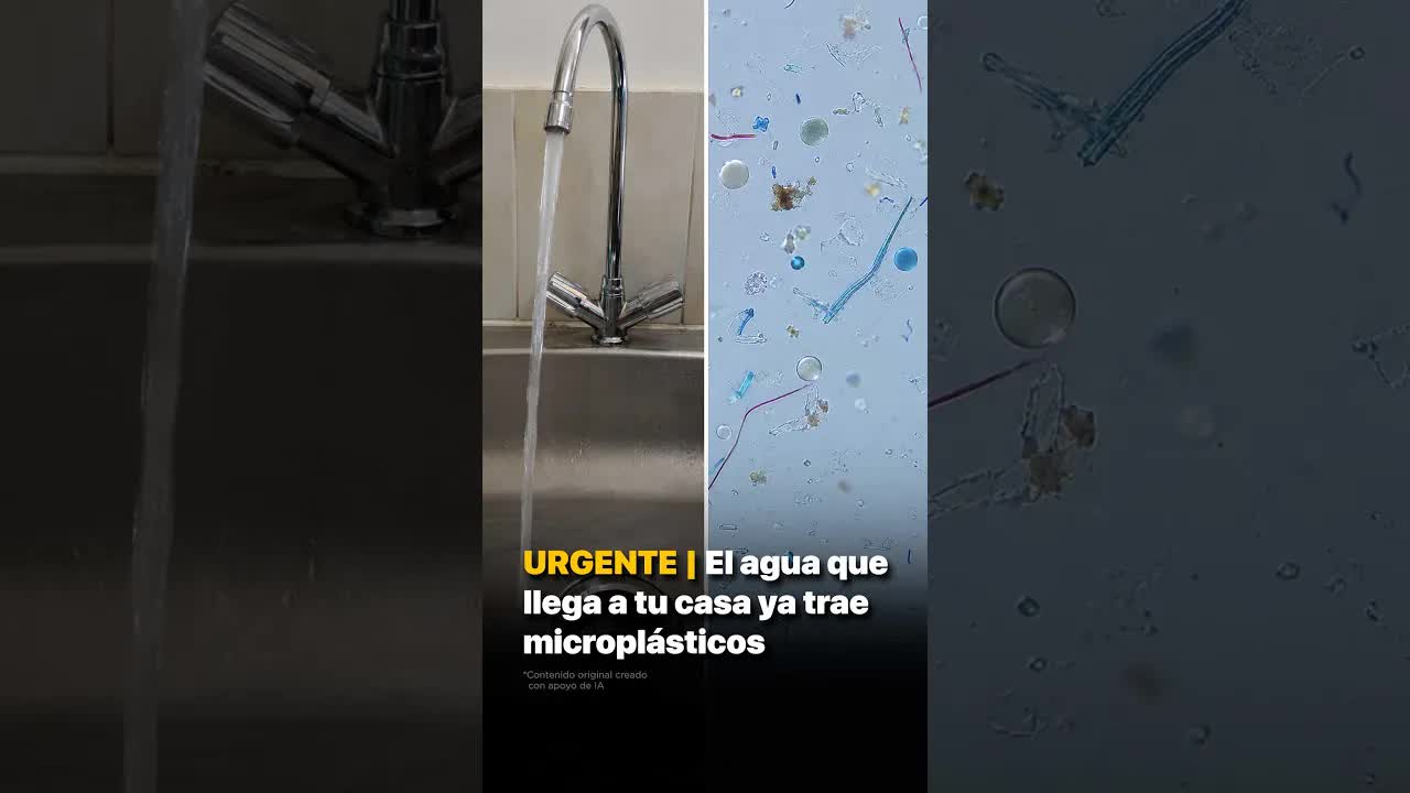El agua de tu casa tiene microplásticos