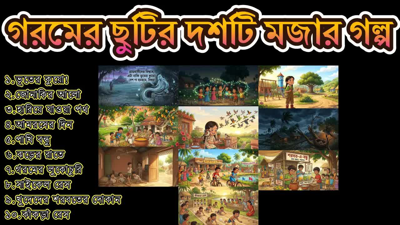 গরমের ছুটিতে দশটি মজার গল্প