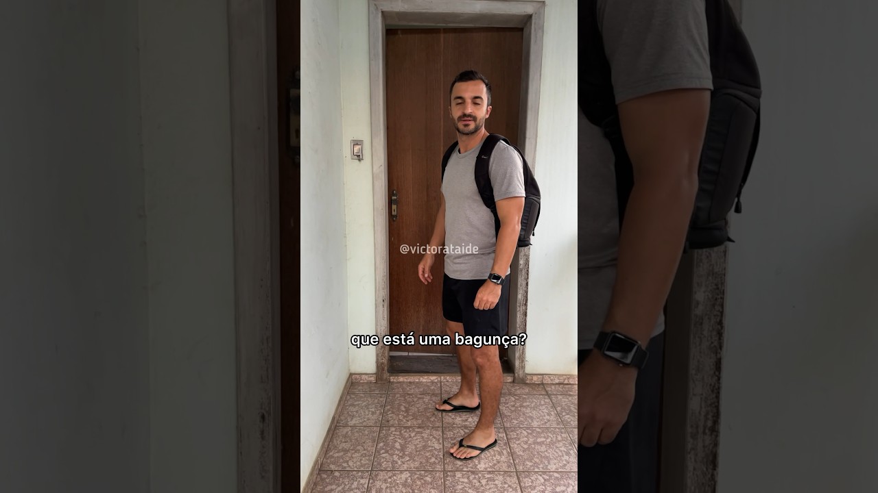 Diálogo familiar sobre arrumar o quarto