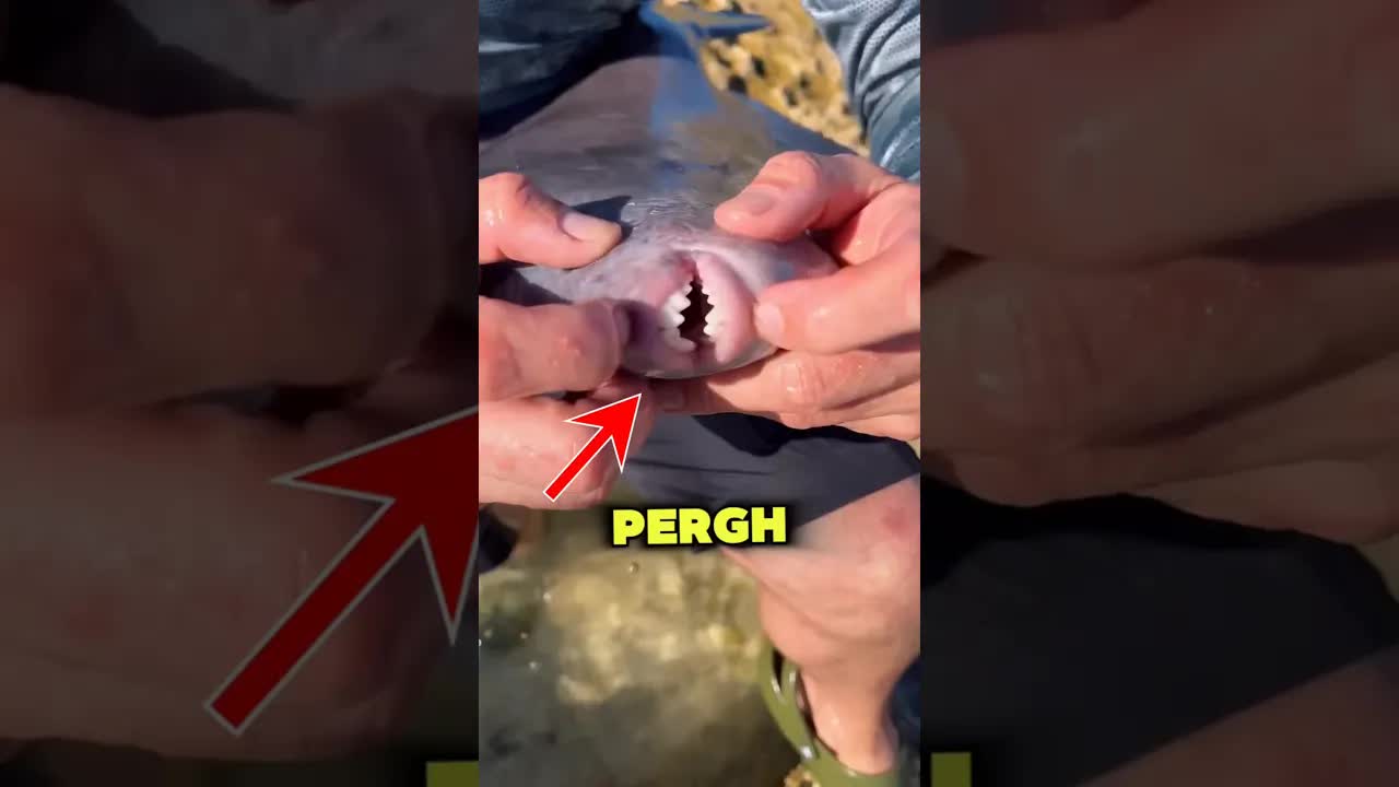 Ikan Jebong Ganas dan Giginya yang Kuat