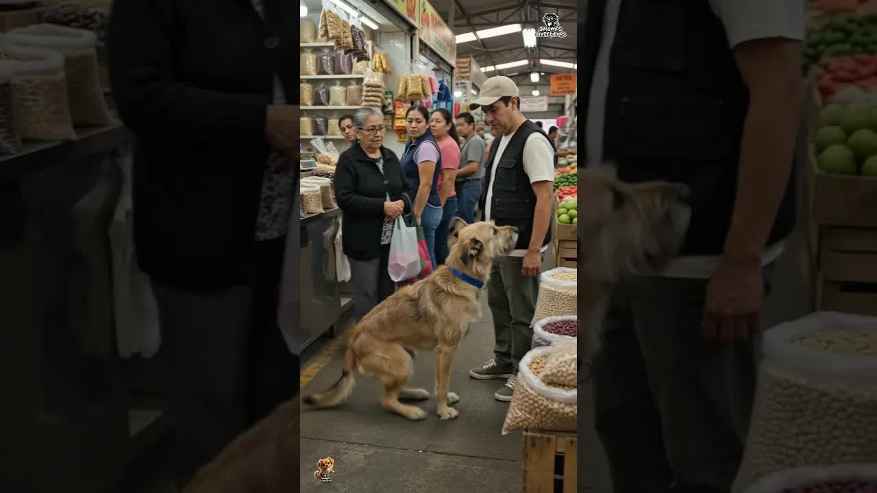 Un perro busca a su dueño todos los días