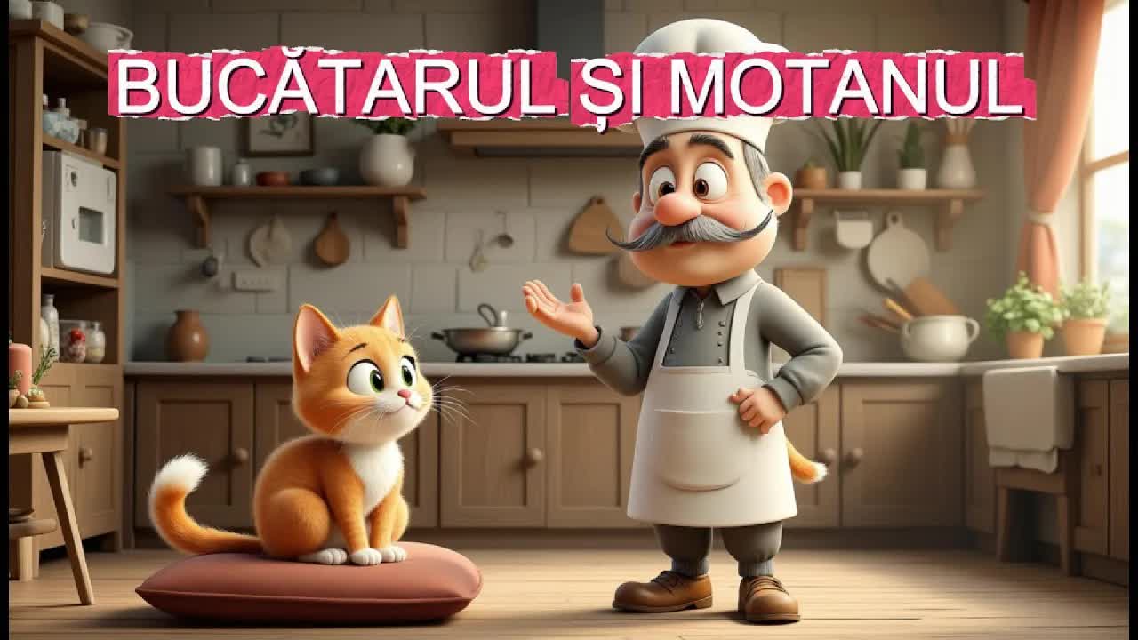 Bucătarul și motanul lacom