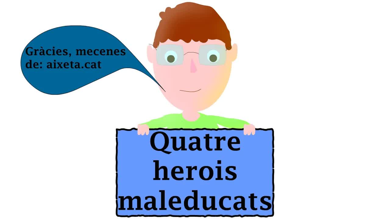 Quatre herois maleducats amb poders estranys