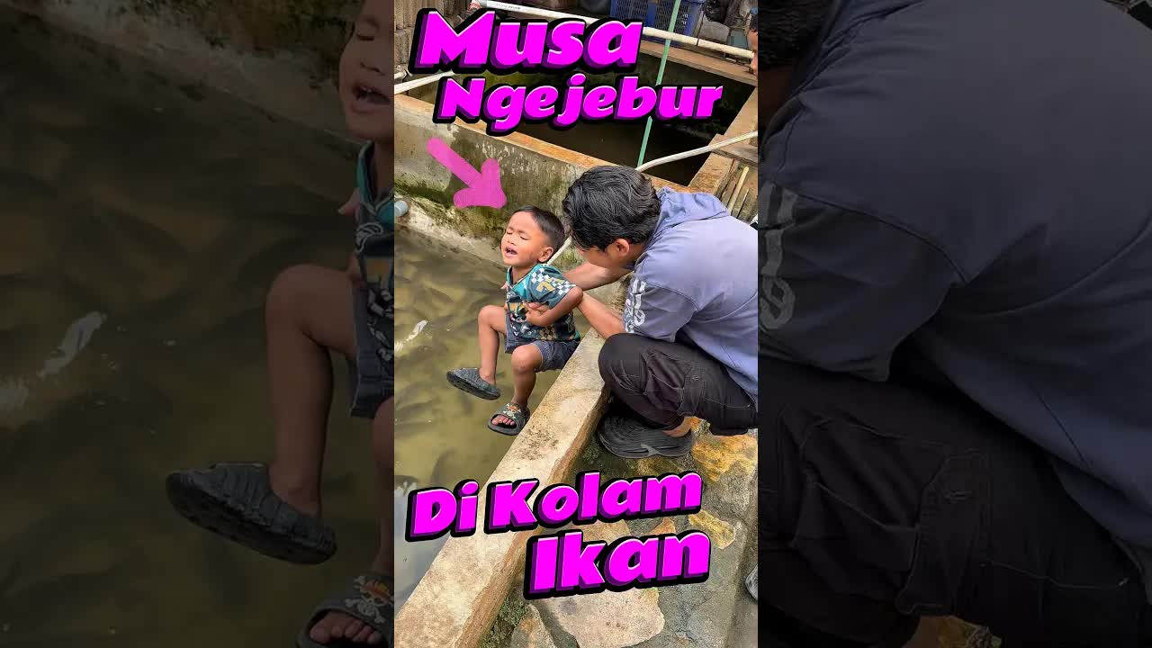 Musa Ngambek Karena Masuk Kolam Ikan