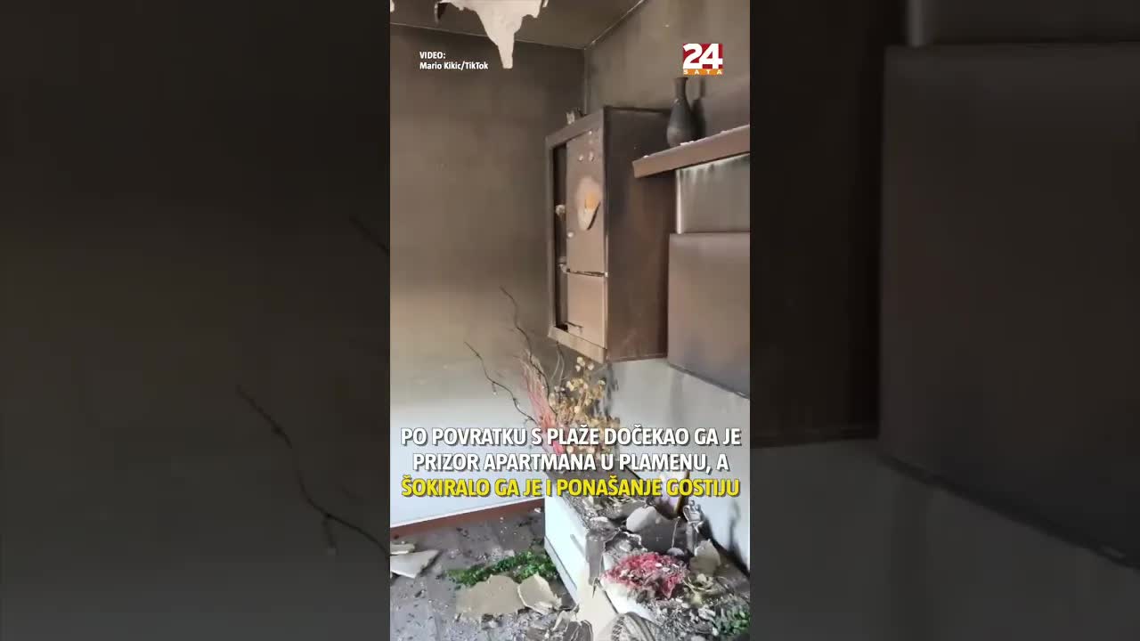 Gosti zapalili apartman i kuću nakon žurke