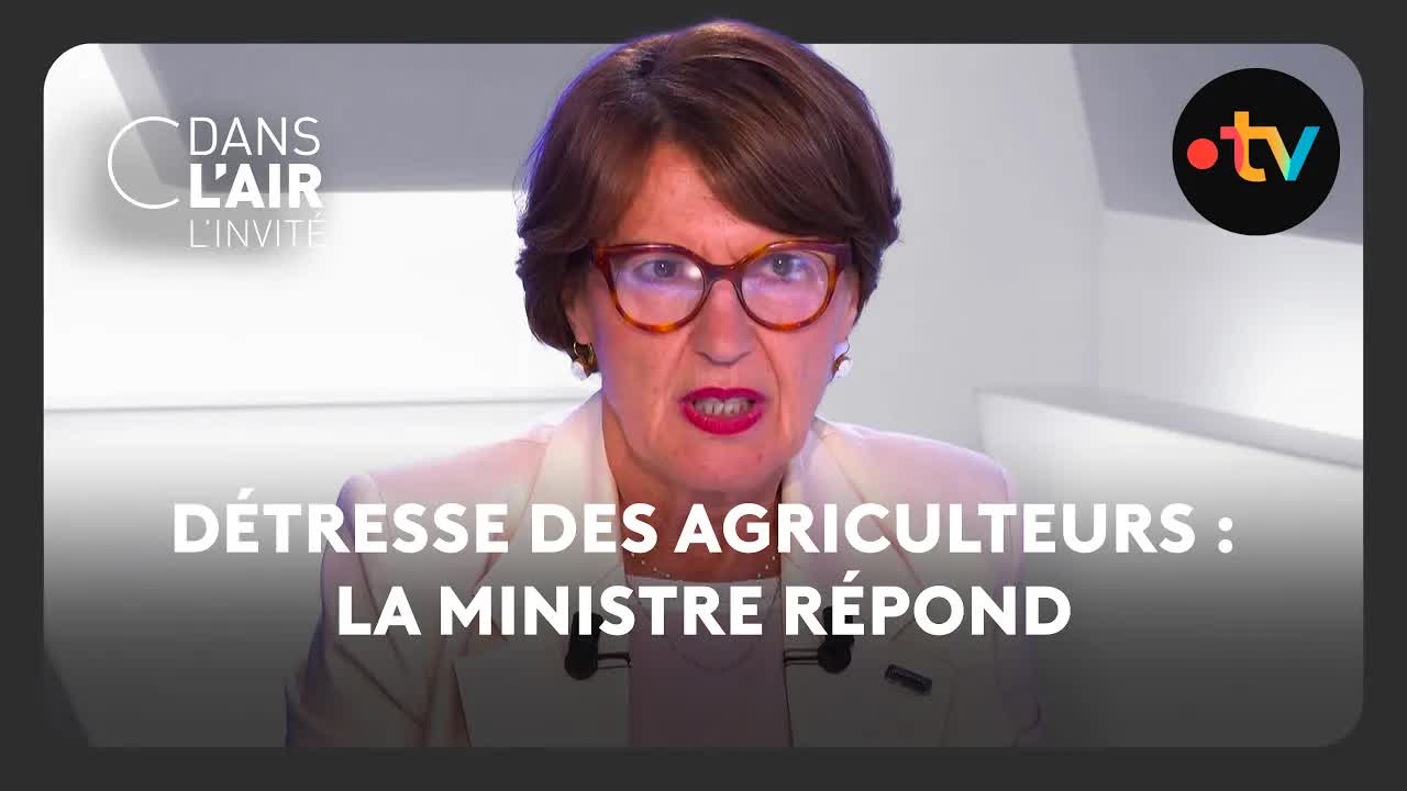 La ministre répond aux agriculteurs en détresse