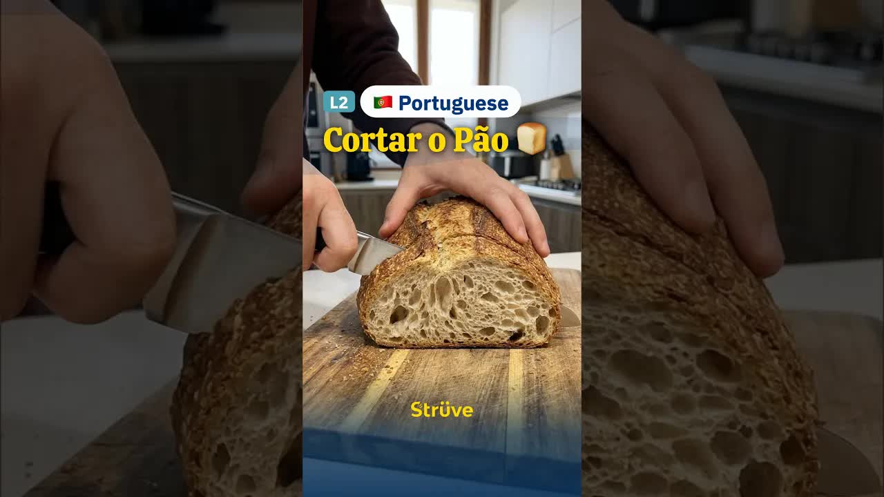 Cortar o pão para a sopa