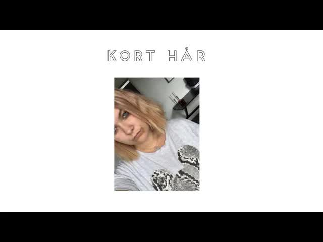 Jeg har fået kort hår og farvet det