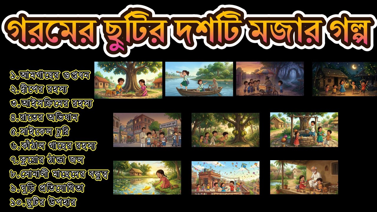গরমের ছুটির দশটি মজার গল্প