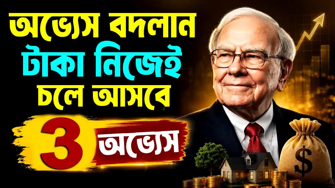 এই ৩টি অভ্যাস আপনাকে ধনী তৈরি করবে