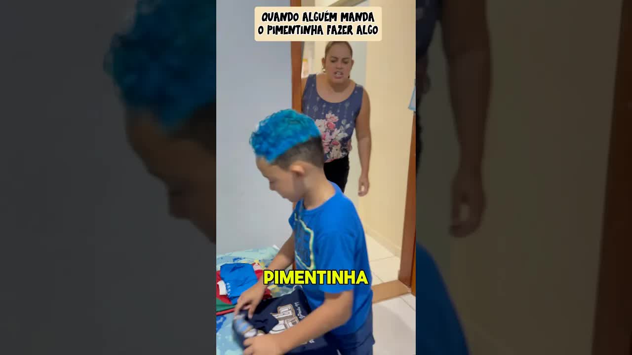 Pimentinha faz as tarefas diárias