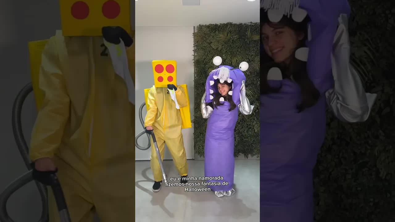 Fazendo fantasia de Halloween de casal passo a passo