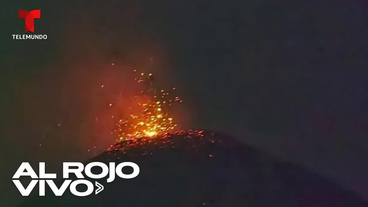 Alerta por erupción del volcán de fuego en Guatemala