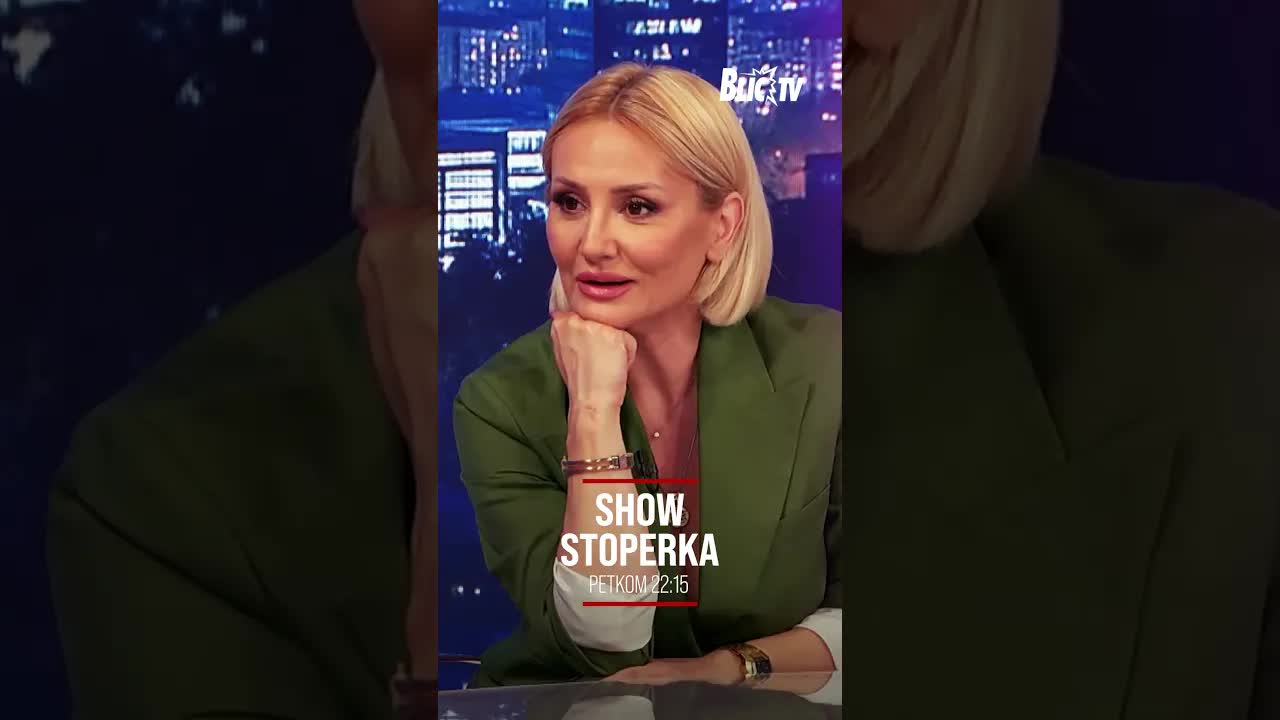 Emina Jahović u emisiji Show Stoperka