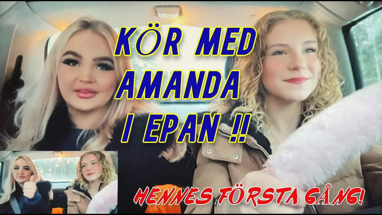 Övningskörning i Epa med nervös nybörare