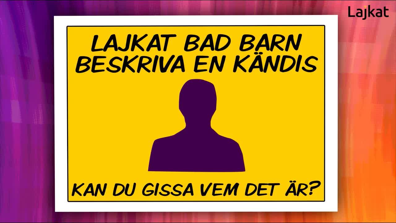 Barn beskriver en gammal man