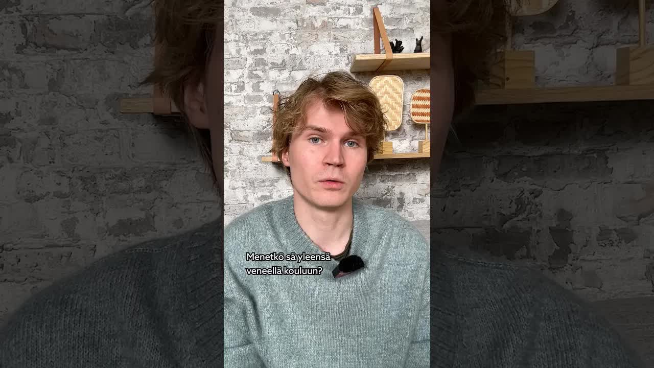 Koulumatka veneellä Savonlahdella