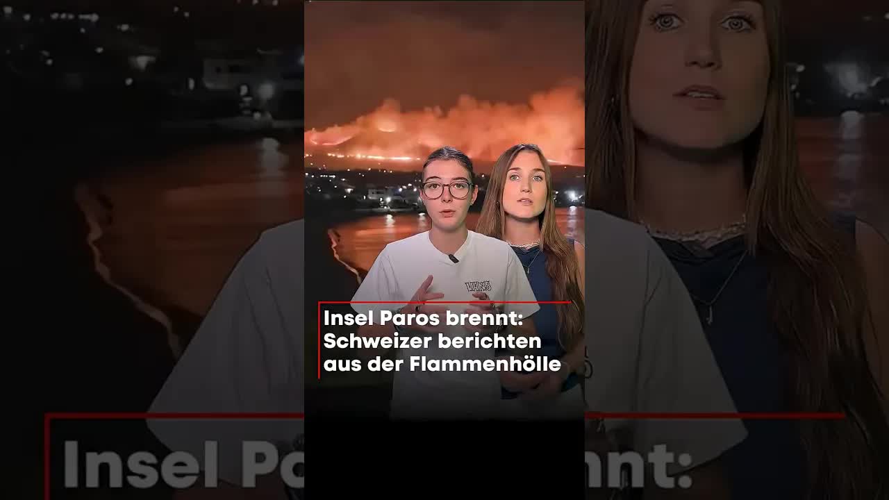 Schweizer Familie erlebt Waldbrand auf Paros