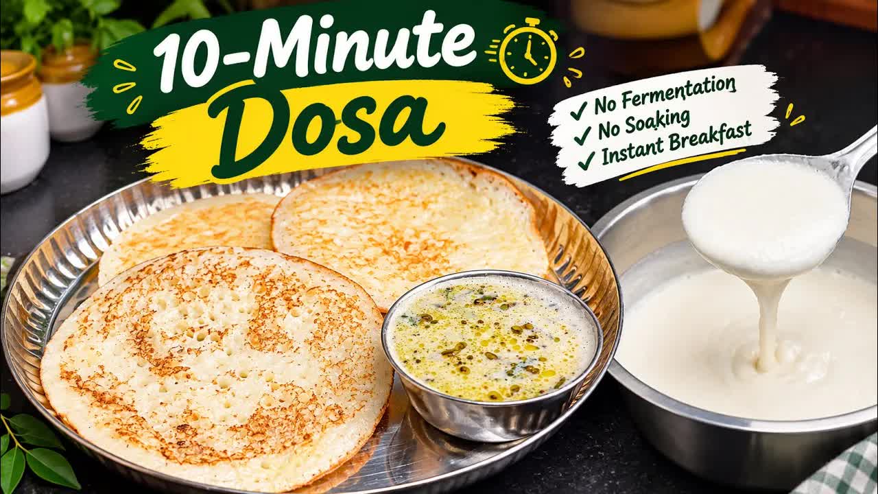 ಹತ್ತಿ ದೋಸೆ ಮತ್ತು ಕಾಯಿ ಚಟ್ನಿ ರೆಸಿಪಿ