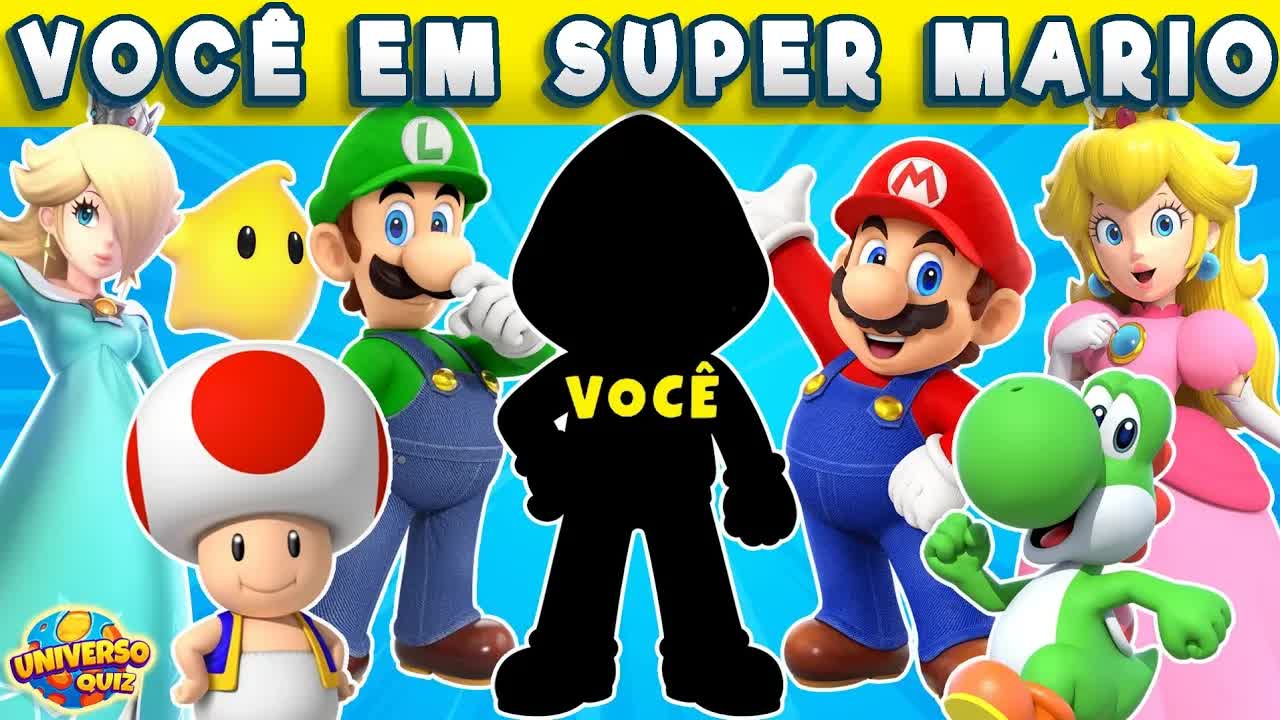 Crie Seu Personagem no Universo Super Mario