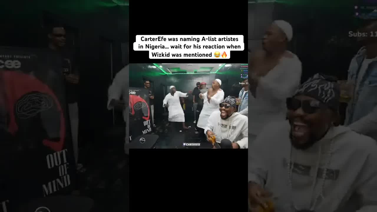 Reacting to Nigerian artistes and Wizkid’s name