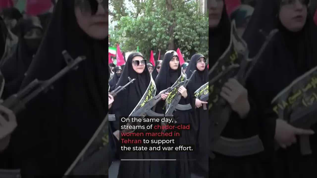 دونده‌های ایرانی در تهران بدون حجاب