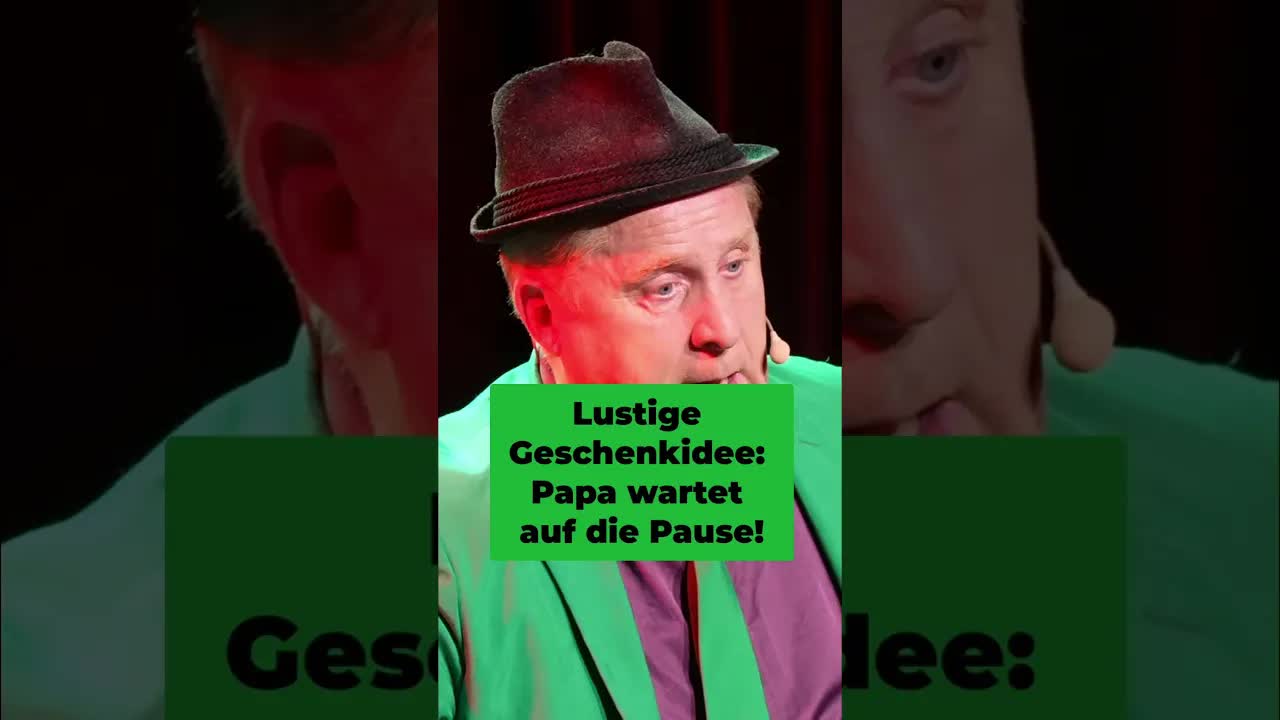 Papa kriegt eine Karte von den Kindern