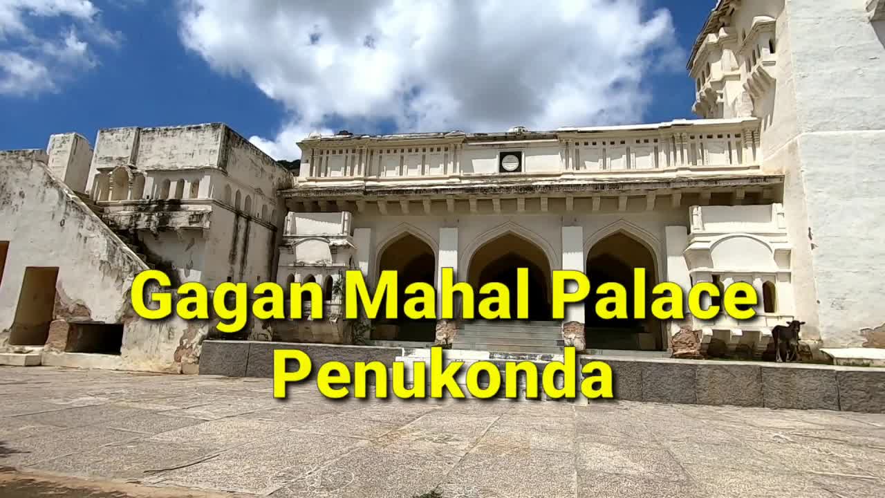 Exploring Gagan Mahal Palace In Penukonda