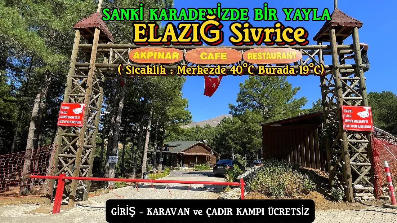 Elazığ Sivrice Akpınar Mesire Alanı Tanıtımı