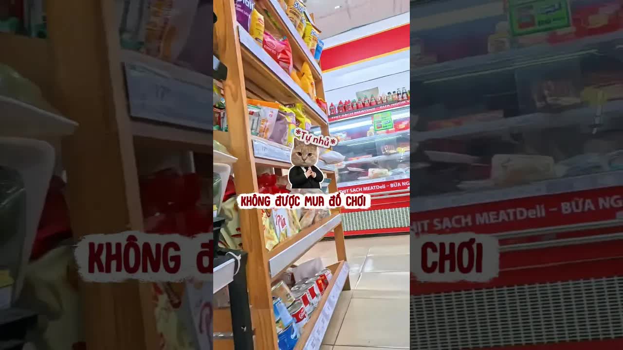 Thử thách bé đi chợ mua đồ giúp mẹ