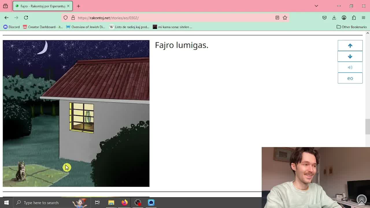 Rakonto pri Fajro por Komencantoj