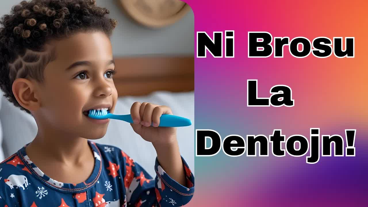 Kanteto por Infanoj: Brosi Dentojn