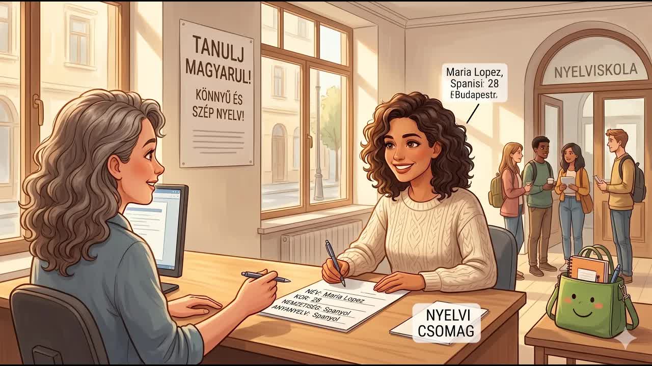 Beiratkozás magyar nyelvtanfolyamra