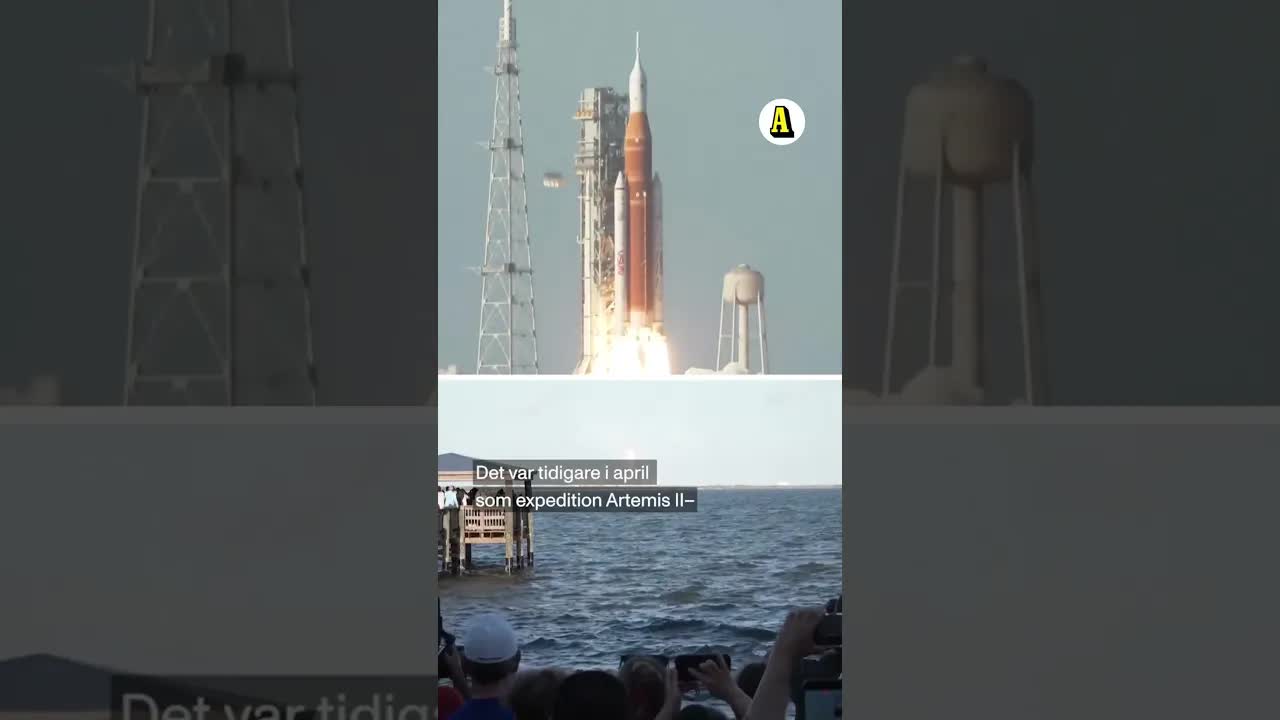 Artemis 2: Jorden försvinner bakom månen