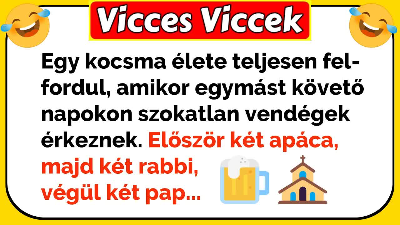Két apáca, két rabbi és két pap a kocsmában