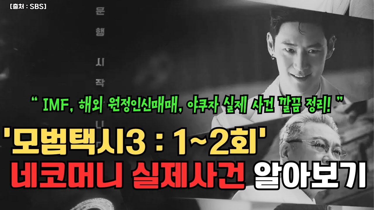 모범택시 시즌3 실제 사건: IMF와 네코머니 역사