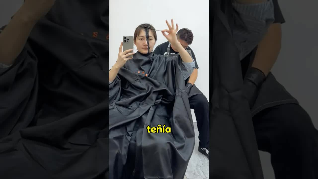 El peluquero se durmió mientras me teñía el pelo