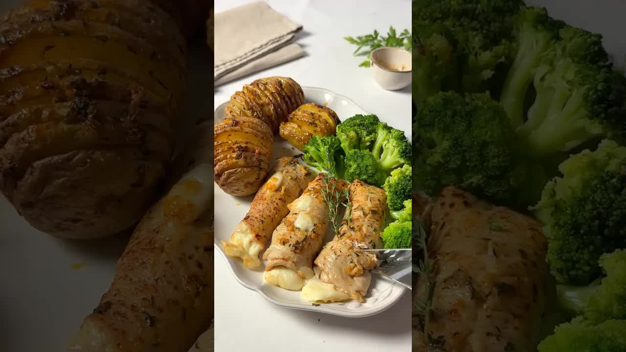 Sugestão de Jantar Simples com Batata e Peru